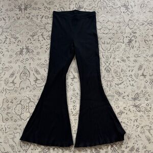 Aerie Black Flared Pants